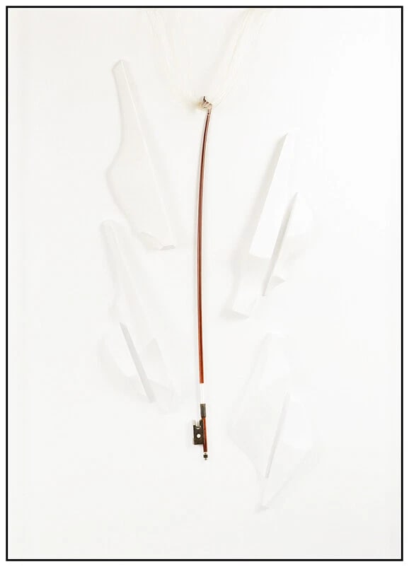 Isaac Kahn Large Original Wall Relief Sculpture Signed Violin Music Art (1 of 7)