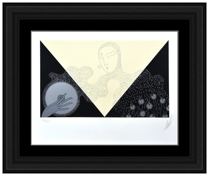 Erte Summer Snow Hand Signed Set Design Art Deco Color Serigraph Tirtoff Artwork (1 of 5)