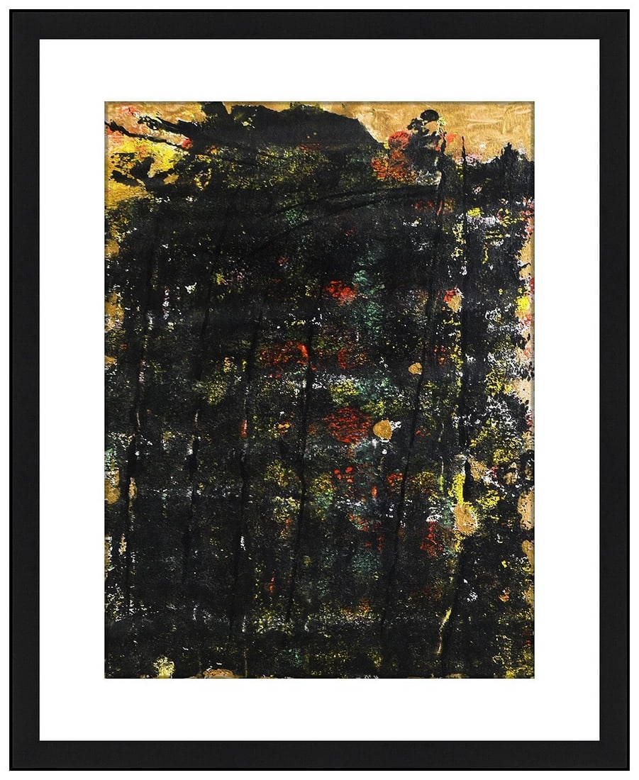 Freddie Styles Original Acrylic Painting Signed Modern Abstract Framed Art (1 of 4)