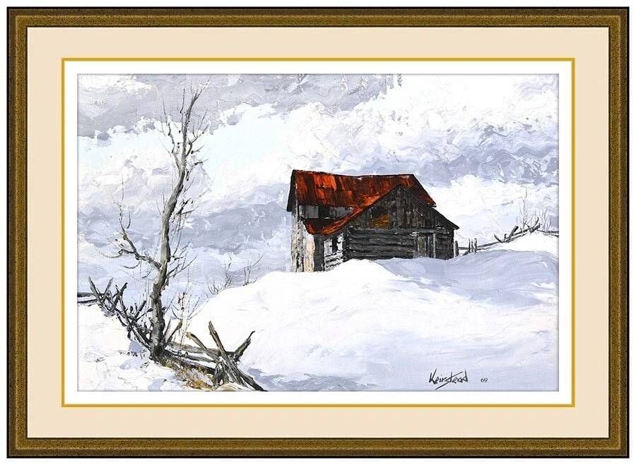 James Keirstead Original Oil Painting On Board Signed Landscape Framed Artwork (1 of 4)