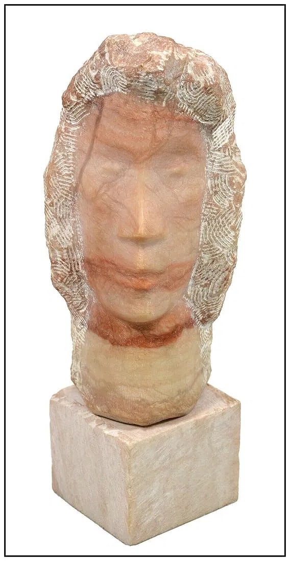 Chaim Gross Hand Carved Alabaster Sculpture Figurative Signed Artwork (1 of 5)
