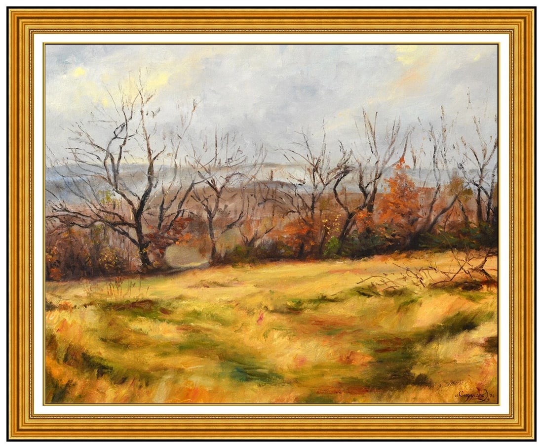 John Caggiano Large Original Oil Painting On Canvas Landscape Signed Framed Art (1 of 5)