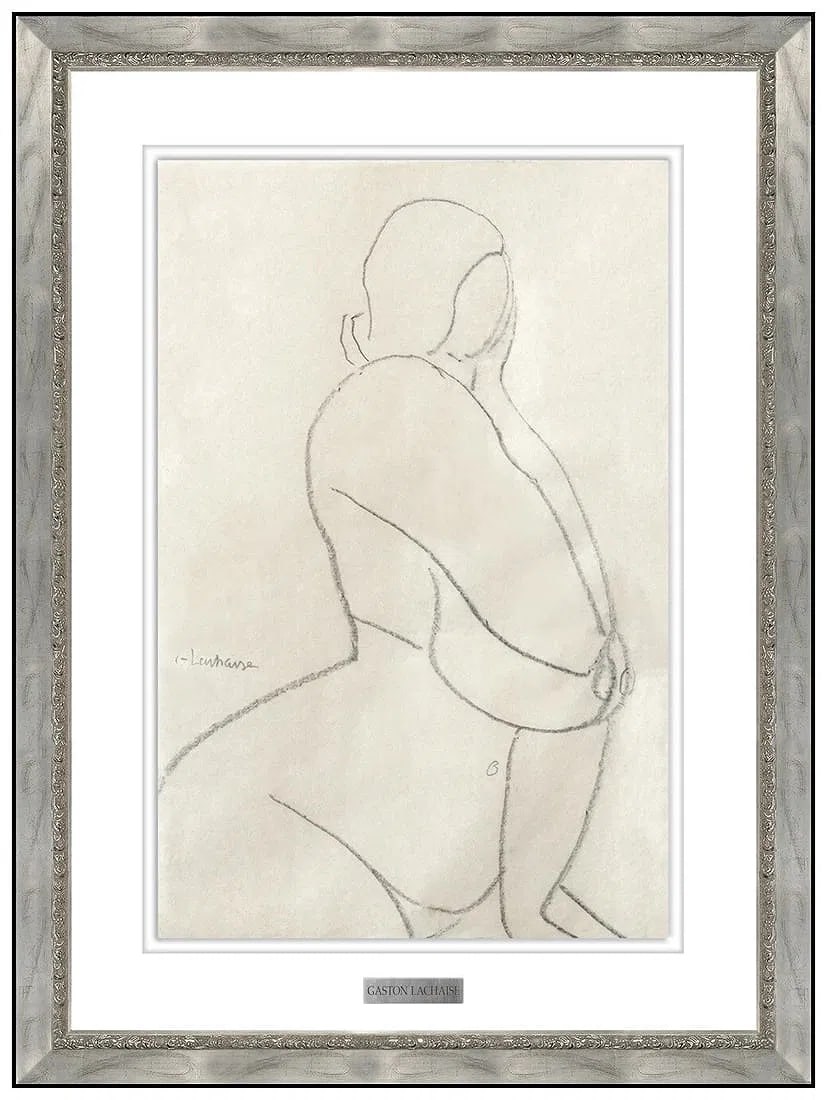 Gaston Lachaise Original Drawing Female Figurative Portrait Signed Framed Art: This lot includes:Gallery COA. In-house shipping available (insurance and international shipping for an additional charge).Artist: Gaston LachaiseTitle: WomanMedium: Pencil Drawing On PaperSize: 9 &fr