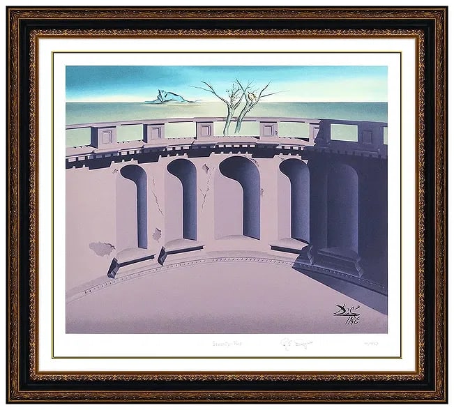 Salvador Dali Color Serigraph Destino 72 Hand Signed Framed Artwork (1 of 8)