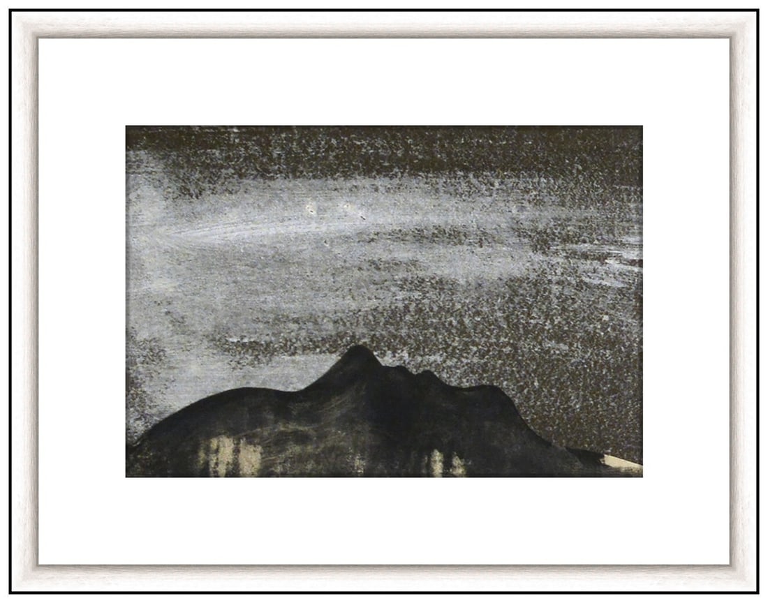 Dirk Bell Original Mixed Media Painting Surreal Portrait Signed Framed Art: This lot includes:Gallery COA. In-house shipping available (insurance and international shipping for an additional charge).Artist: Dirk BellTitle: O.T. 2000Medium: Mixed Media Painting Size: 9 ½