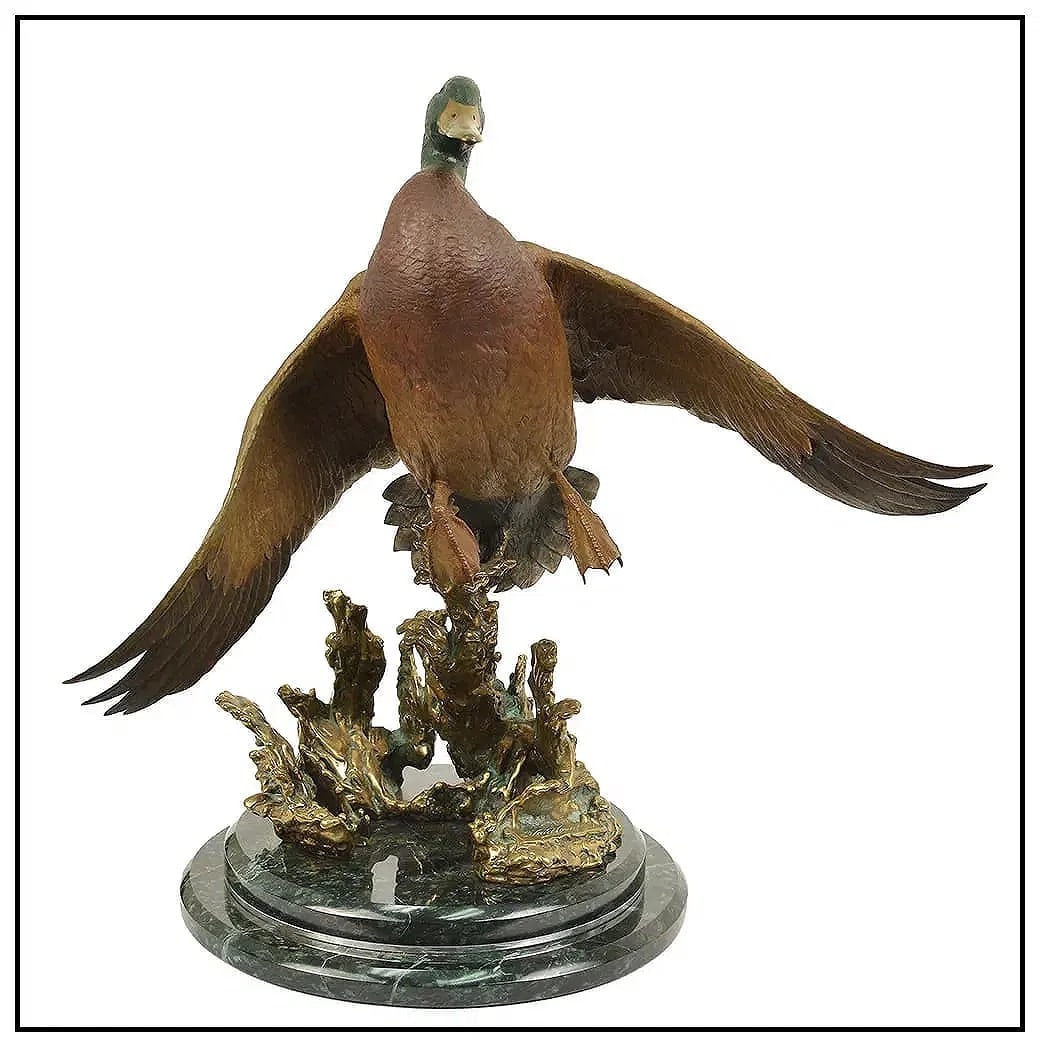 Douglas Van Howd The Departure Original Bronze Sculpture Signed Animal Artwork (1 of 5)