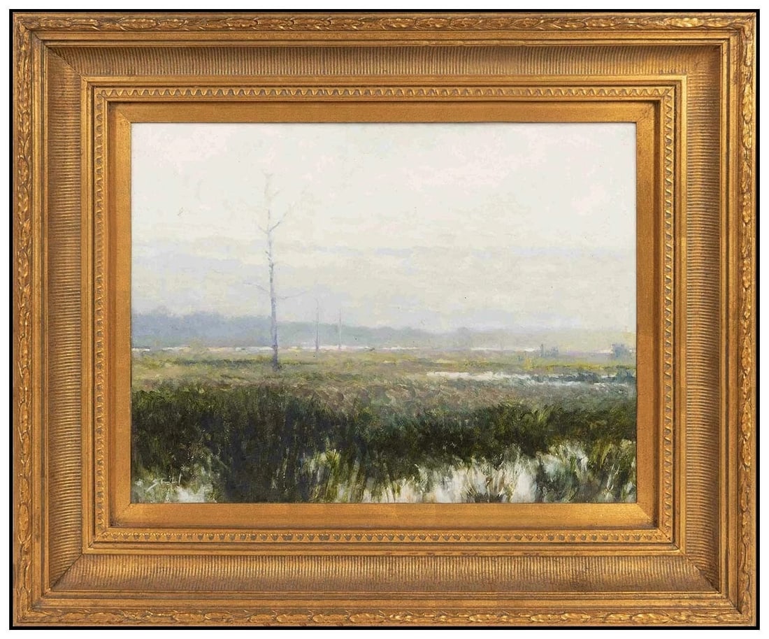 John Stanford Original Oil Painting On Board Signed Landscape Framed Artwork (1 of 4)