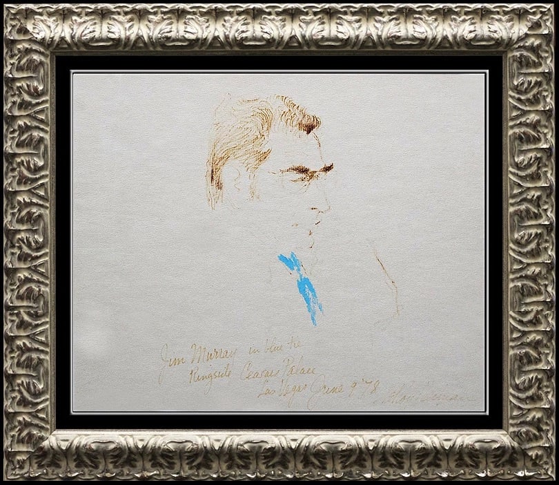 Leroy Neiman Original Pastel Drawing Color Ink Signed Boxing Norton Holmes Art: This lot includes:Gallery COA. In-house shipping available (insurance and international shipping for an additional charge).Artist: LeRoy Neiman Title: Hall-Of-Famer Jim MurrayMedium: Pastel and Color