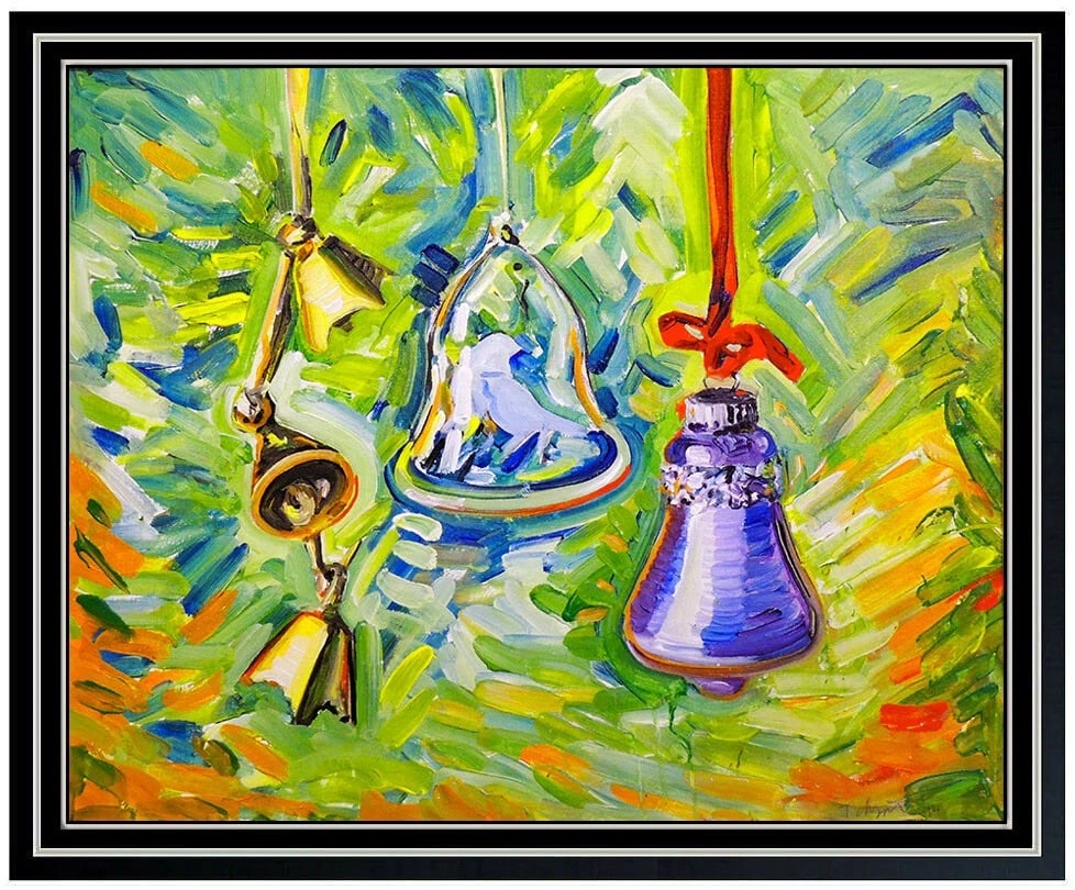 Tom Christopher Large Original Acrylic Painting On Canvas Signed Modern Art (1 of 4)