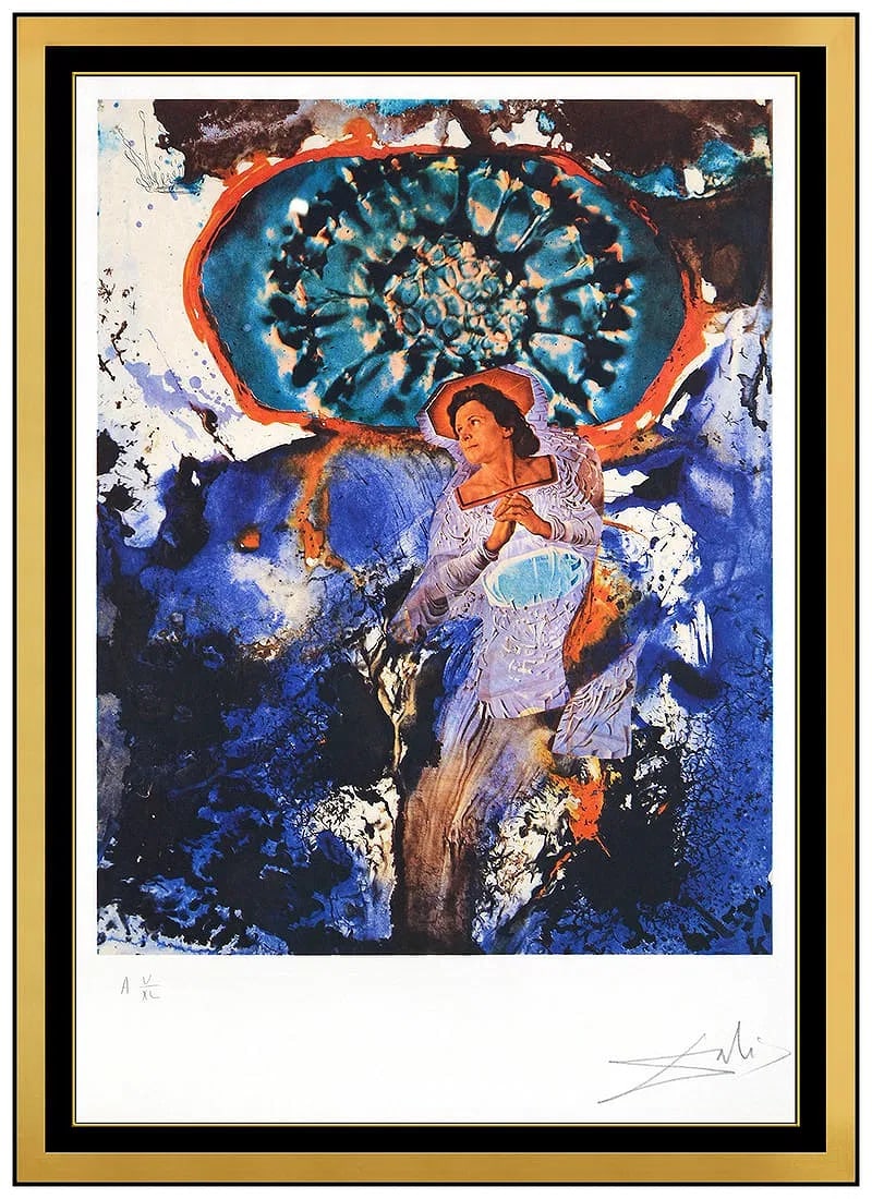 Salvador Dali Original Etching Photolithograph Signed Figurative Framed Artwork (1 of 6)