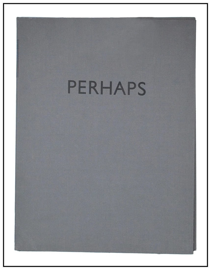 Aaron Fink Perhaps Portfolio Original Signed Prints Figures Still Life Art: This lot includes:Gallery COA & free domestic shipping (*insurance and international shipping for an additional charge)Artist: Aaron FinkTitle: PerhapsMedium: Portfolio (7 Prints)Size: 24" x 18" eachS