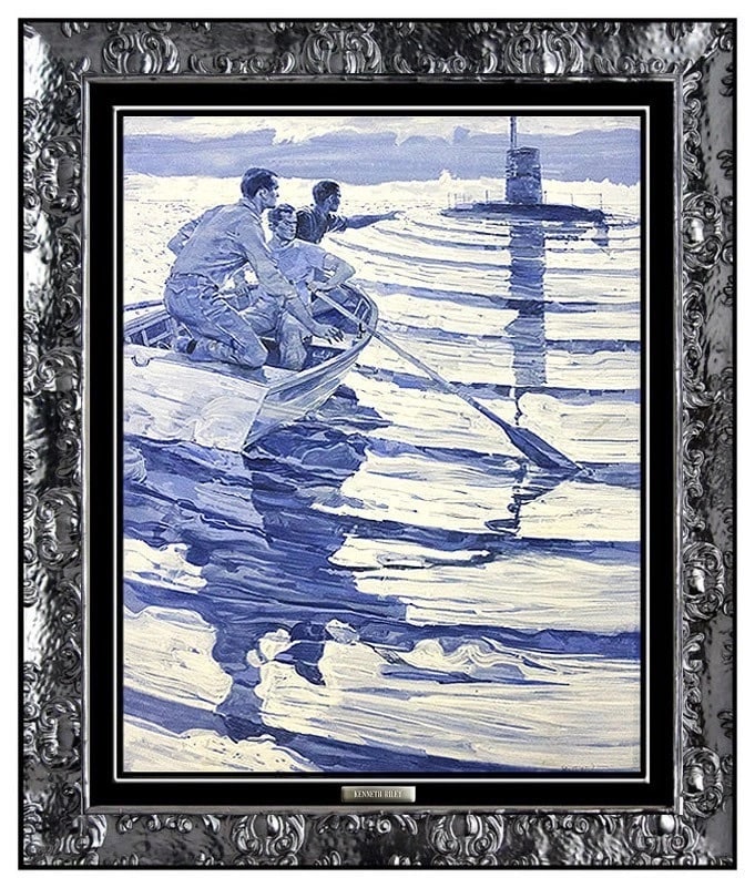 Kenneth Riley Original Illustration Painting Signed Saturday Evening Post Art (1 of 7)