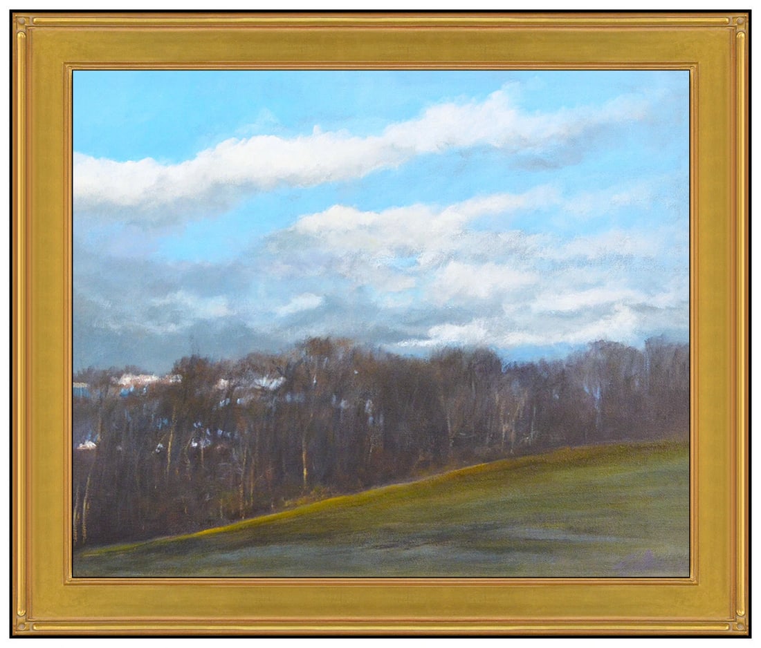 David Grafton Original Acrylic Painting On Canvas Signed Landscape Framed Art (1 of 5)