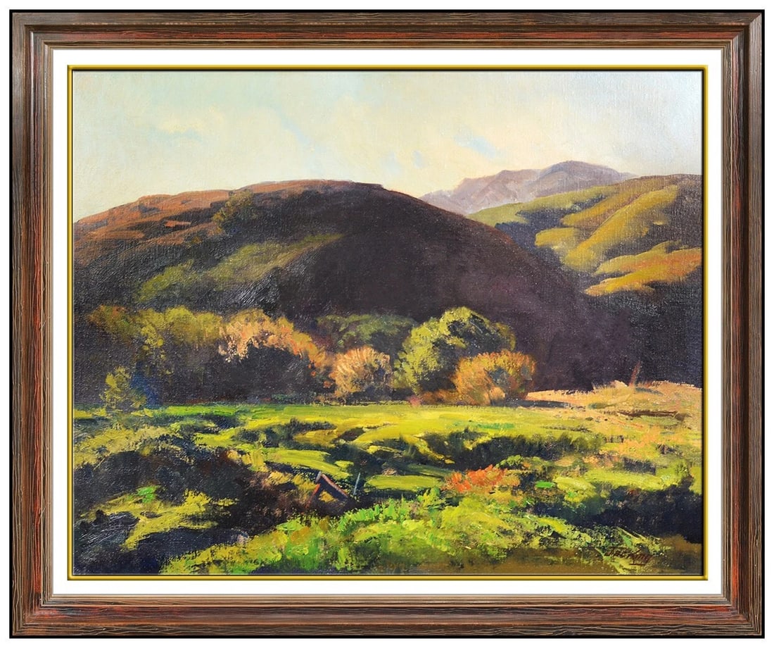 Jack Jac Elmo King Original Oil Painting On Canvas Signed Landscape Framed Art (1 of 4)