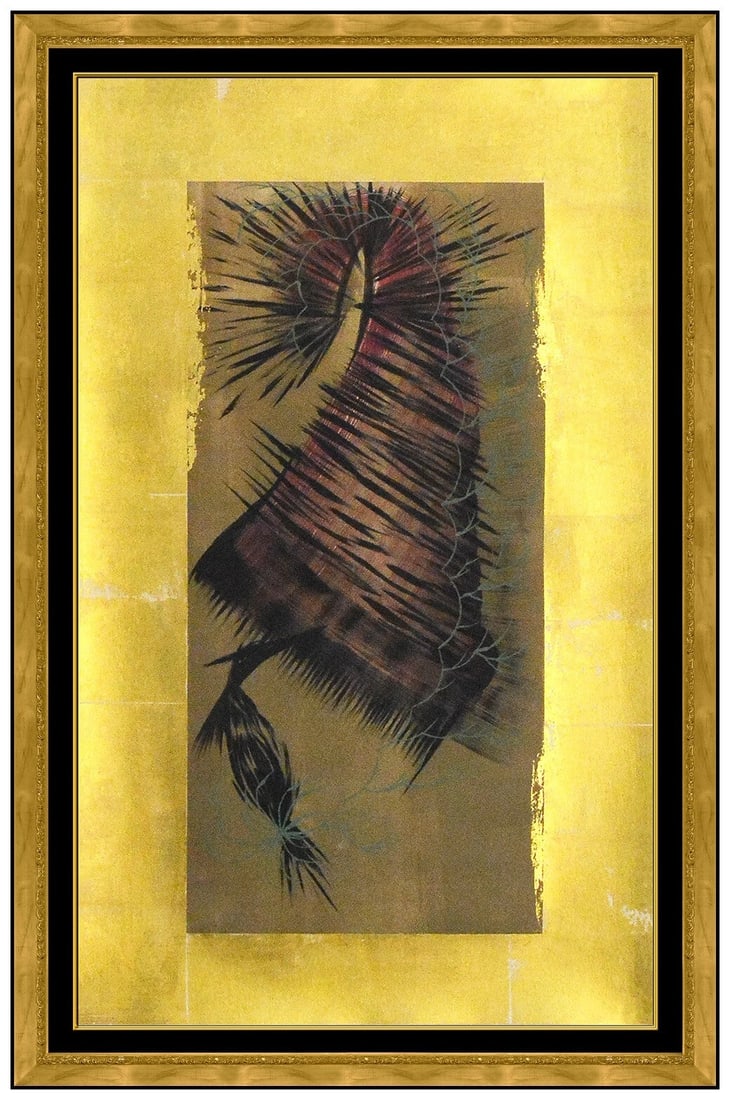 Lari Pittman Nesting Instinct Original Monoprint Acrylic Painting Hand Signed Art (1 of 5)