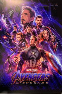 Autograph Signed Avenger Endgame Poster: Category: Autograph CollectiblesAutograph By: Josh Brolin, Robert Downey Jr, Chris Hemsworth, Don Cheadle, Paul Rudd, Scarlett Johansson, Mark Ruffalo, Karen Gillan, Chris Evans, Brie Larson, Danai Gu