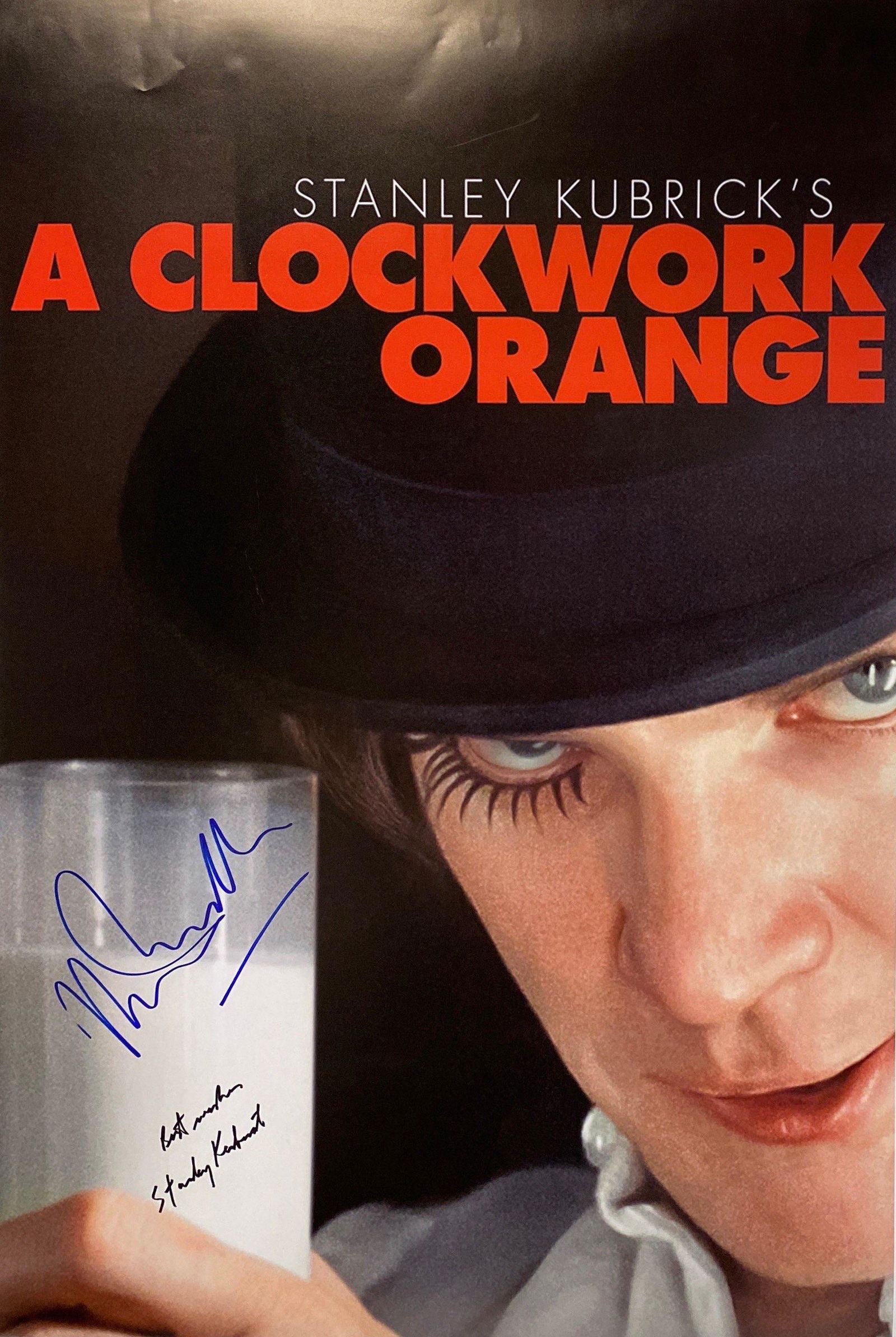 Autograph Signed Clockwork Orange Stanley Kubrick (1 of 1)