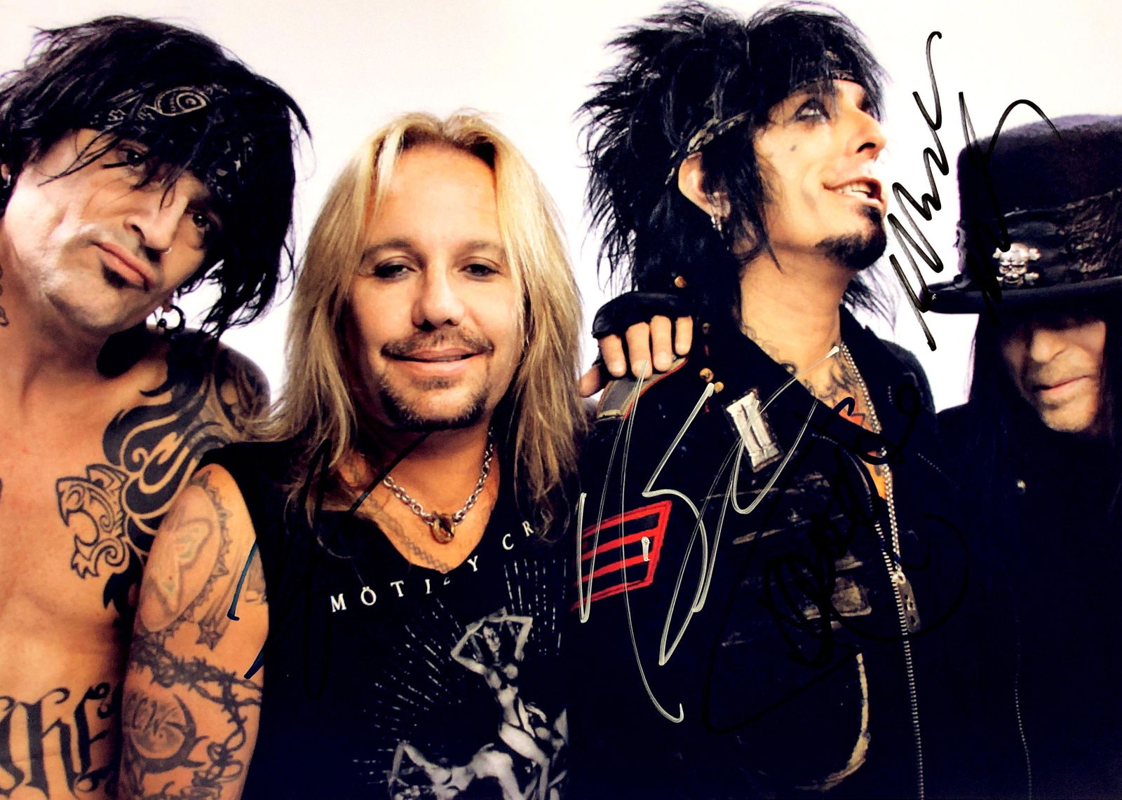 Autograph Signed Motley Crue Photo (1 of 1)
