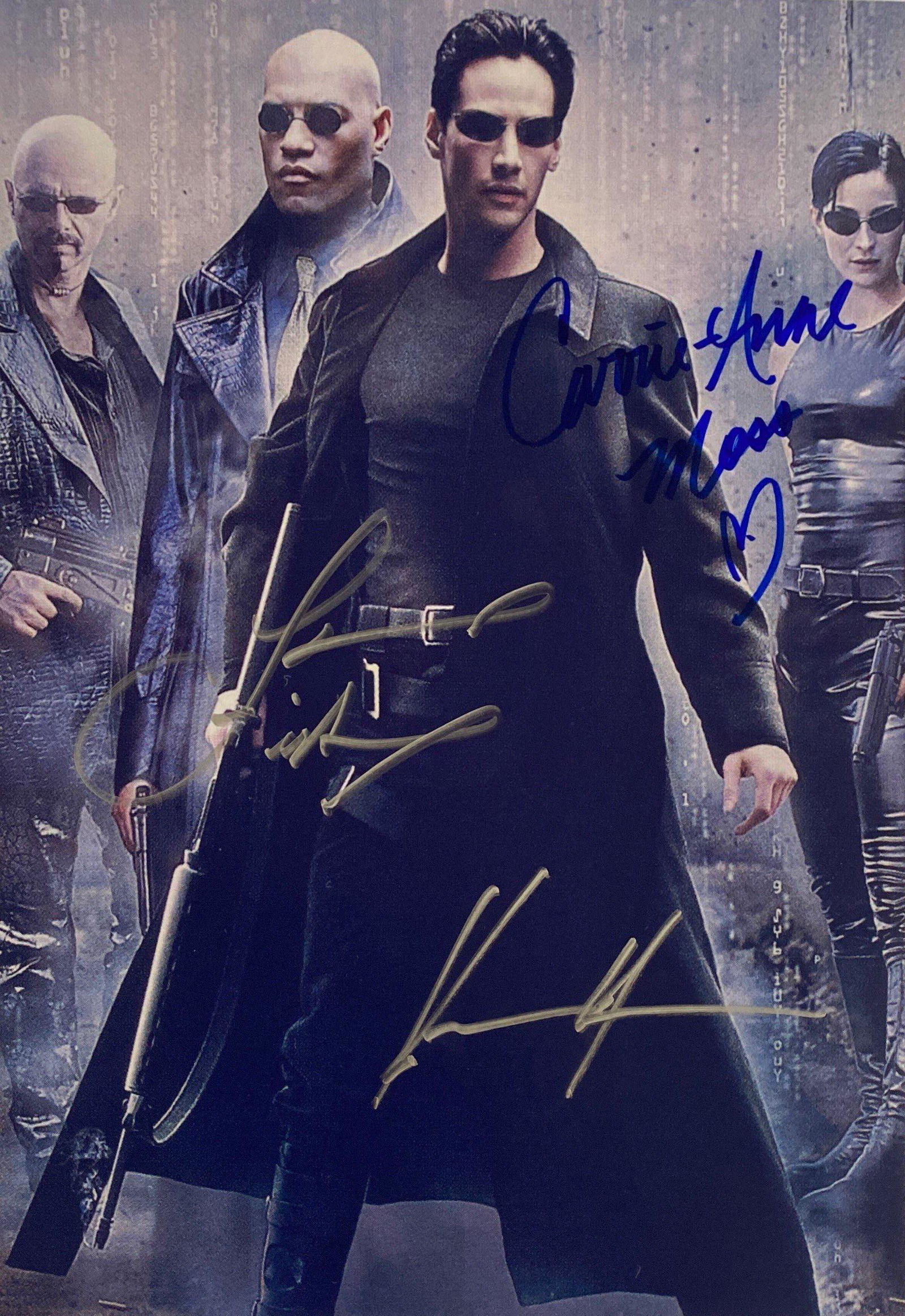 Autograph Signed Matrix Laurence Fishburne Photo (1 of 1)