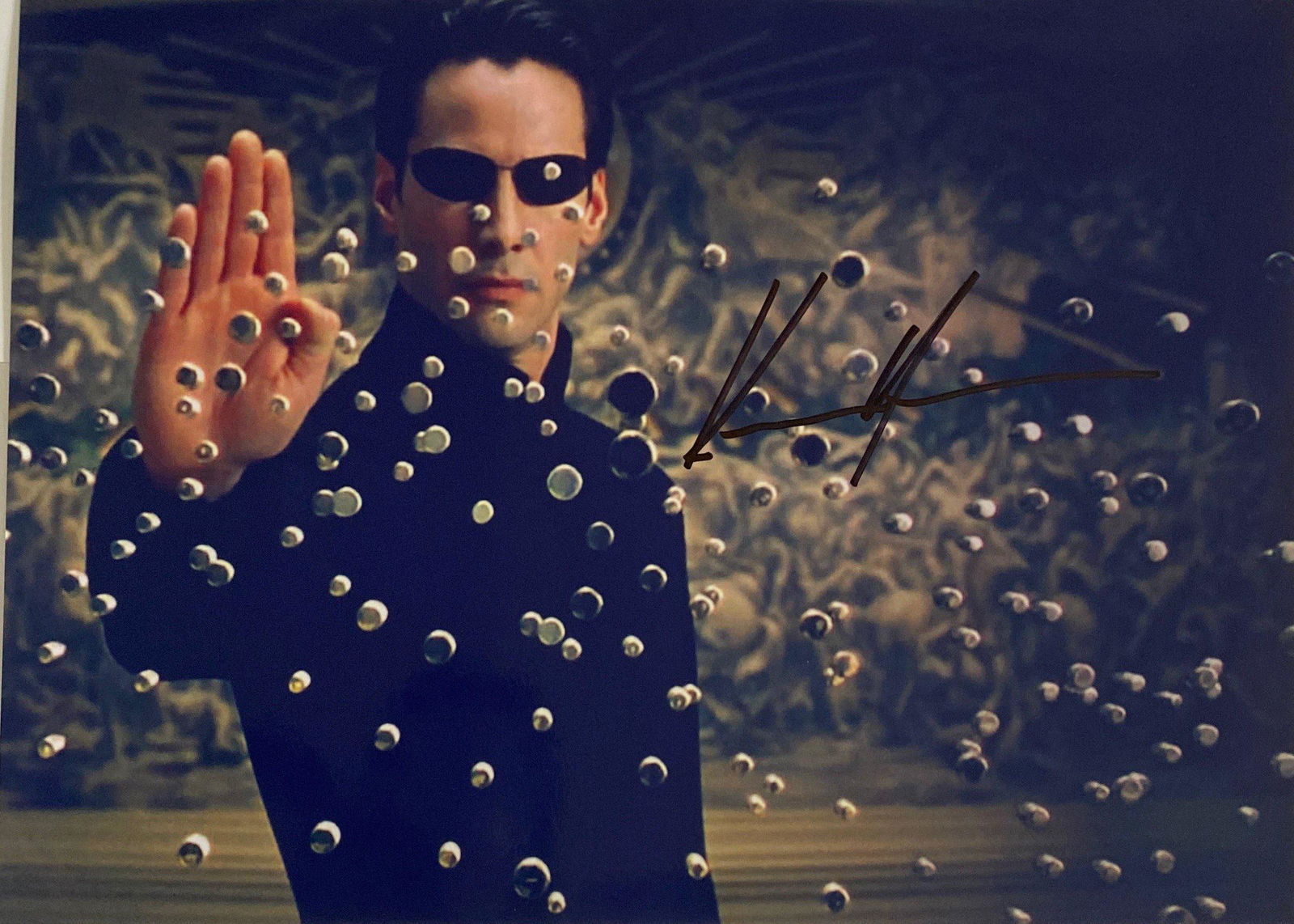 Autograph Signed Matrix Keanu Reeves Photo (1 of 1)