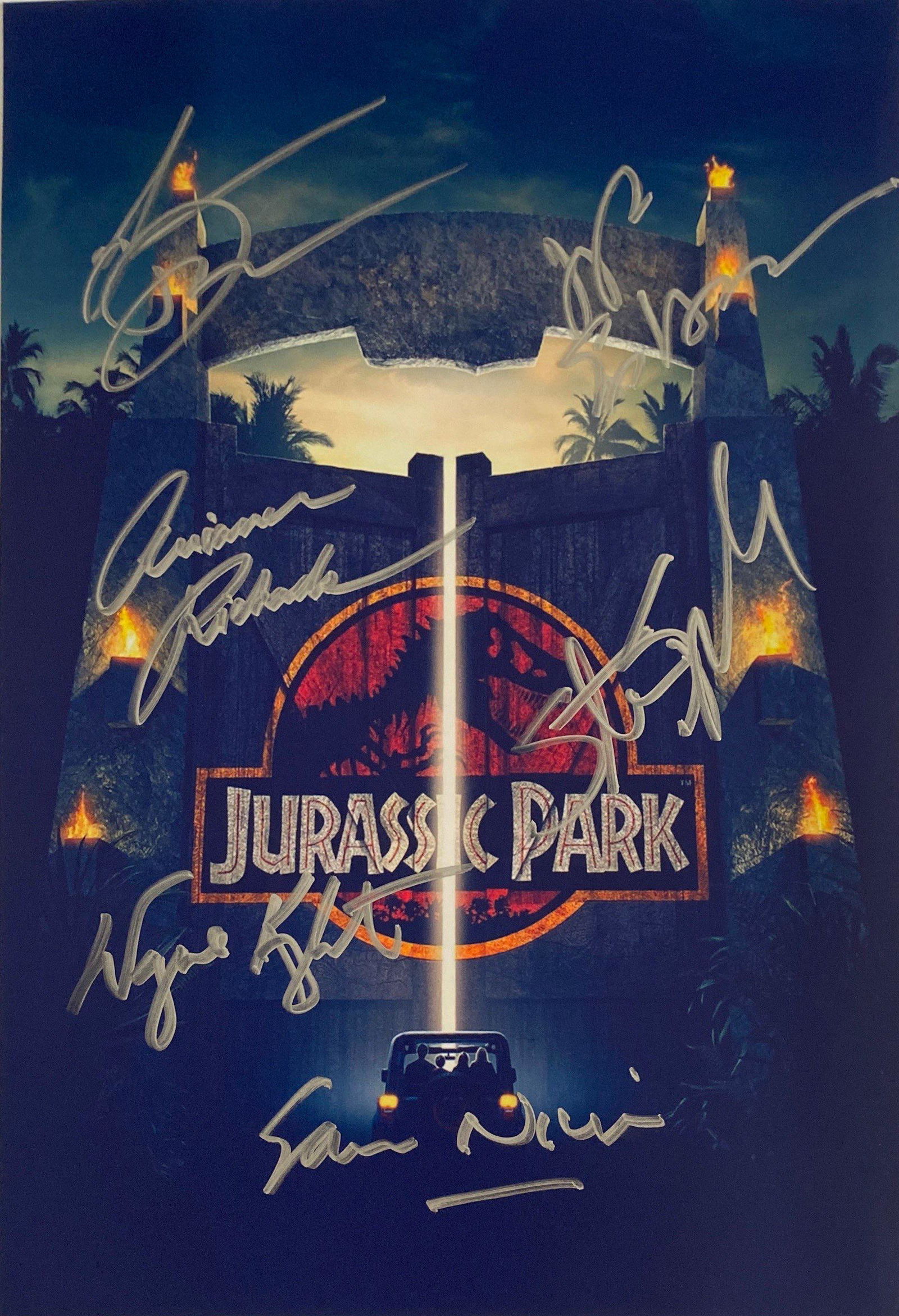 Autograph Signed Jurassic Park Sam Neill Photo (1 of 1)