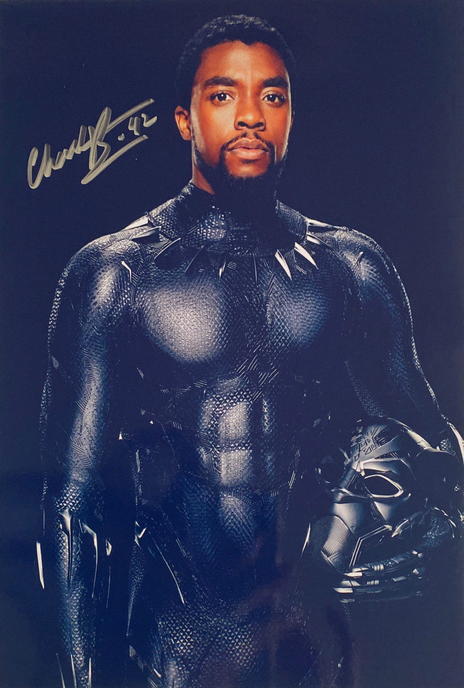 Autograph Signed Black Panther Chadwick Photo (1 of 1)