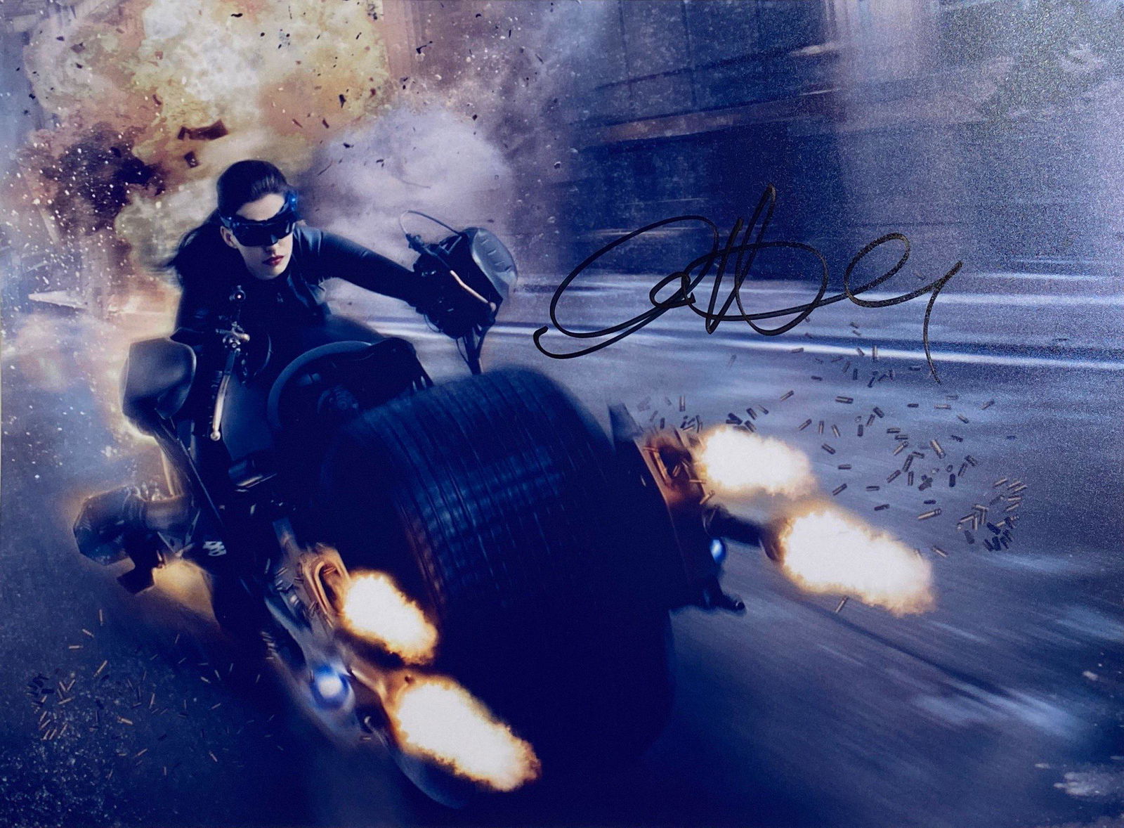 Autograph Signed Batman Dark Knight Rises Photo (1 of 1)