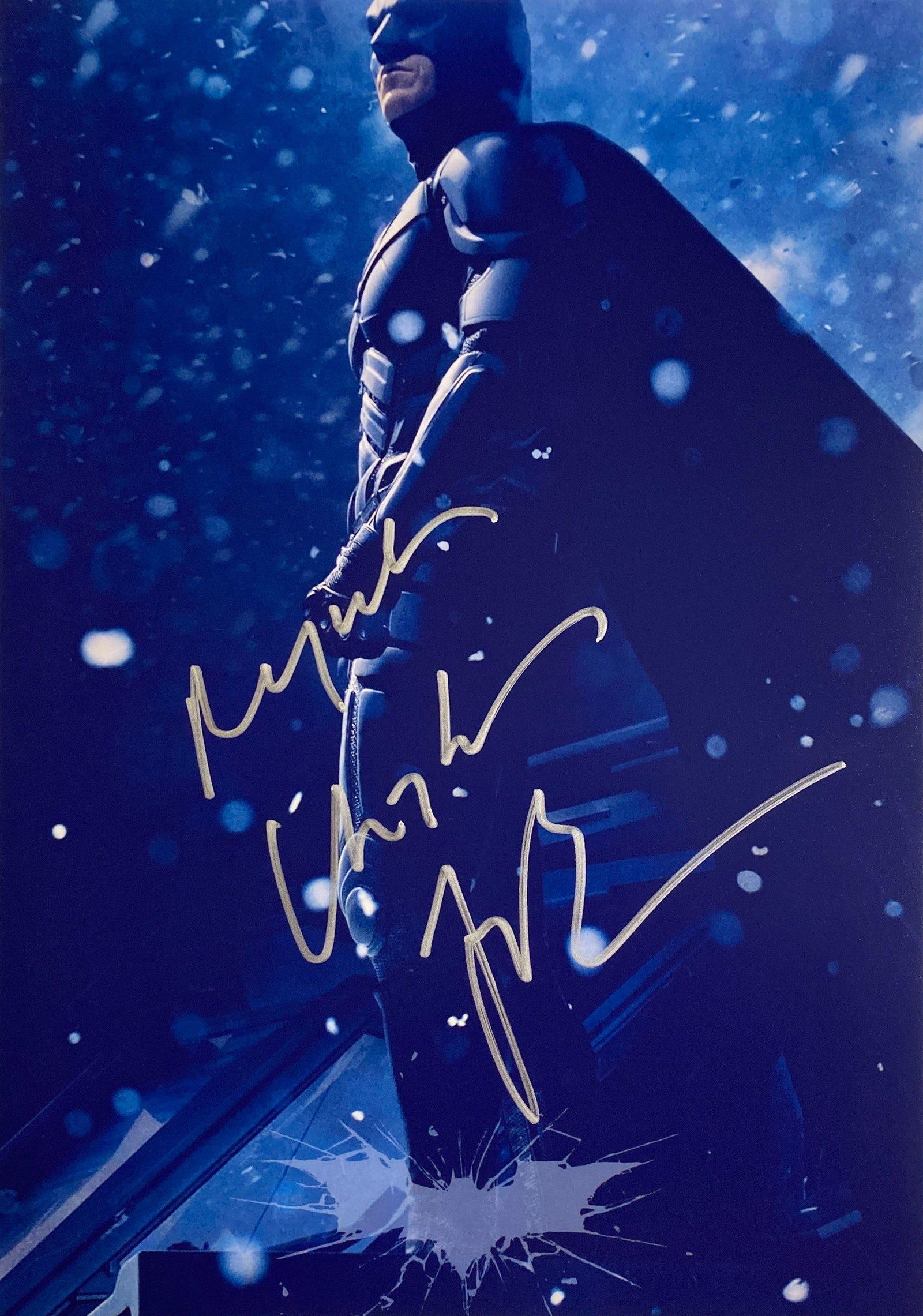Autograph Signed Batman Dark Knight Photo (1 of 1)