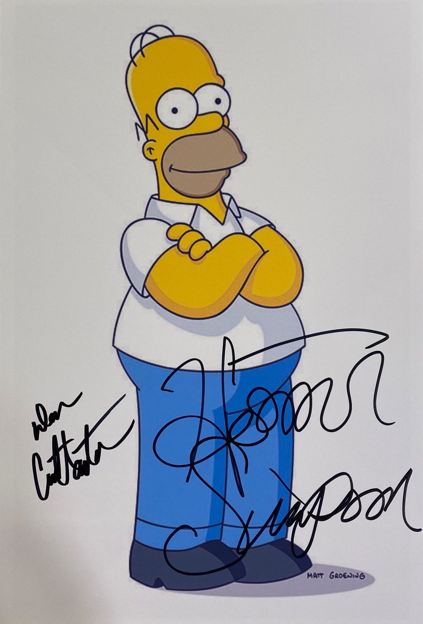 Autograph Signed Simpsons Dan Castellaneta Photo (1 of 1)