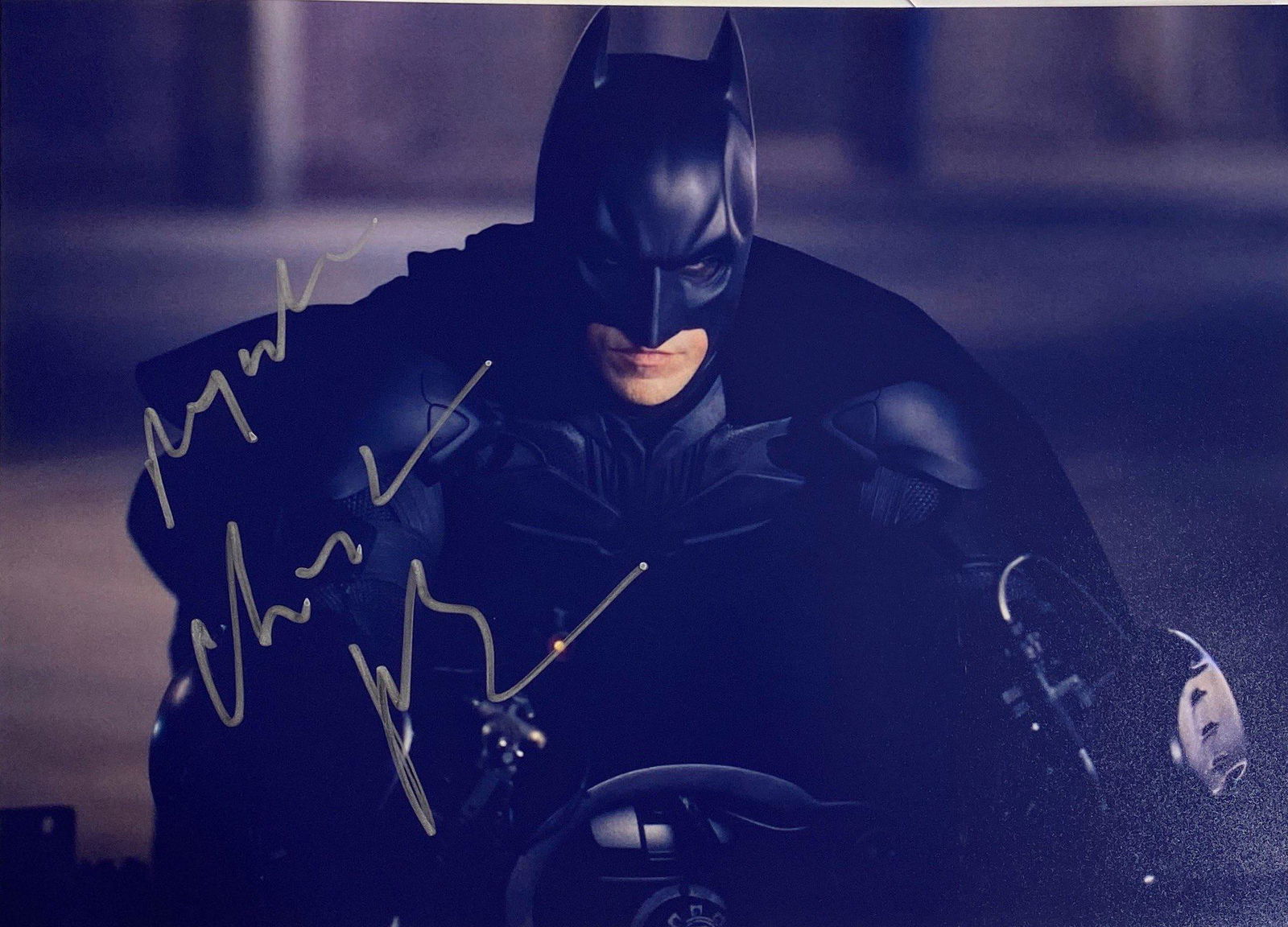 Autograph Signed Batman Dark Knight Christian Bale (1 of 1)