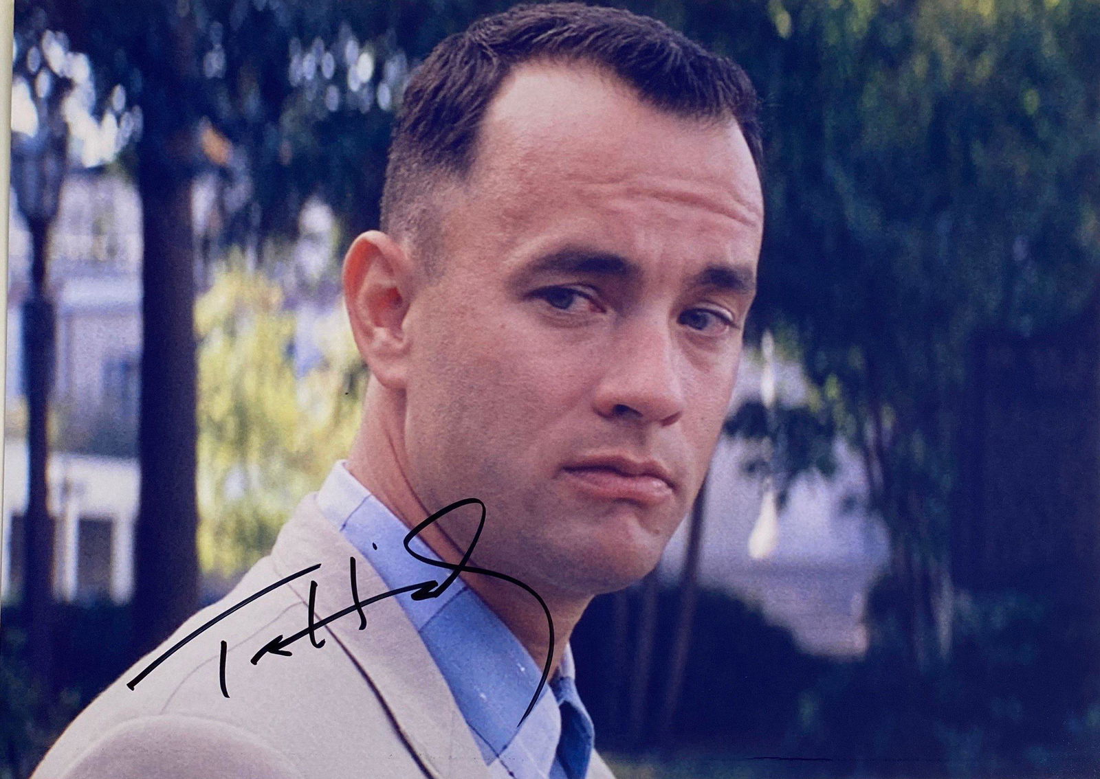 Autograph Signed Forrest Gump Tom Hanks Photo (1 of 1)