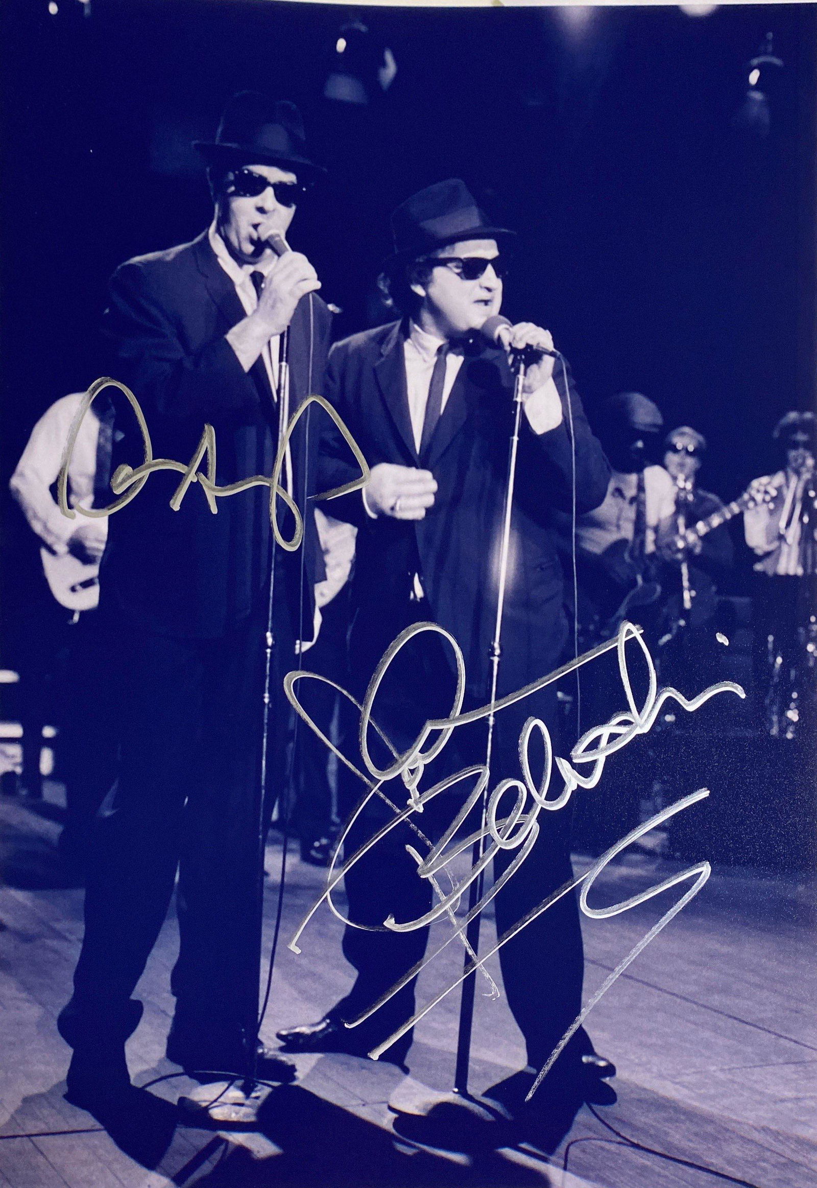 Autograph Signed Blue Brothers John Belushi Photo (1 of 1)