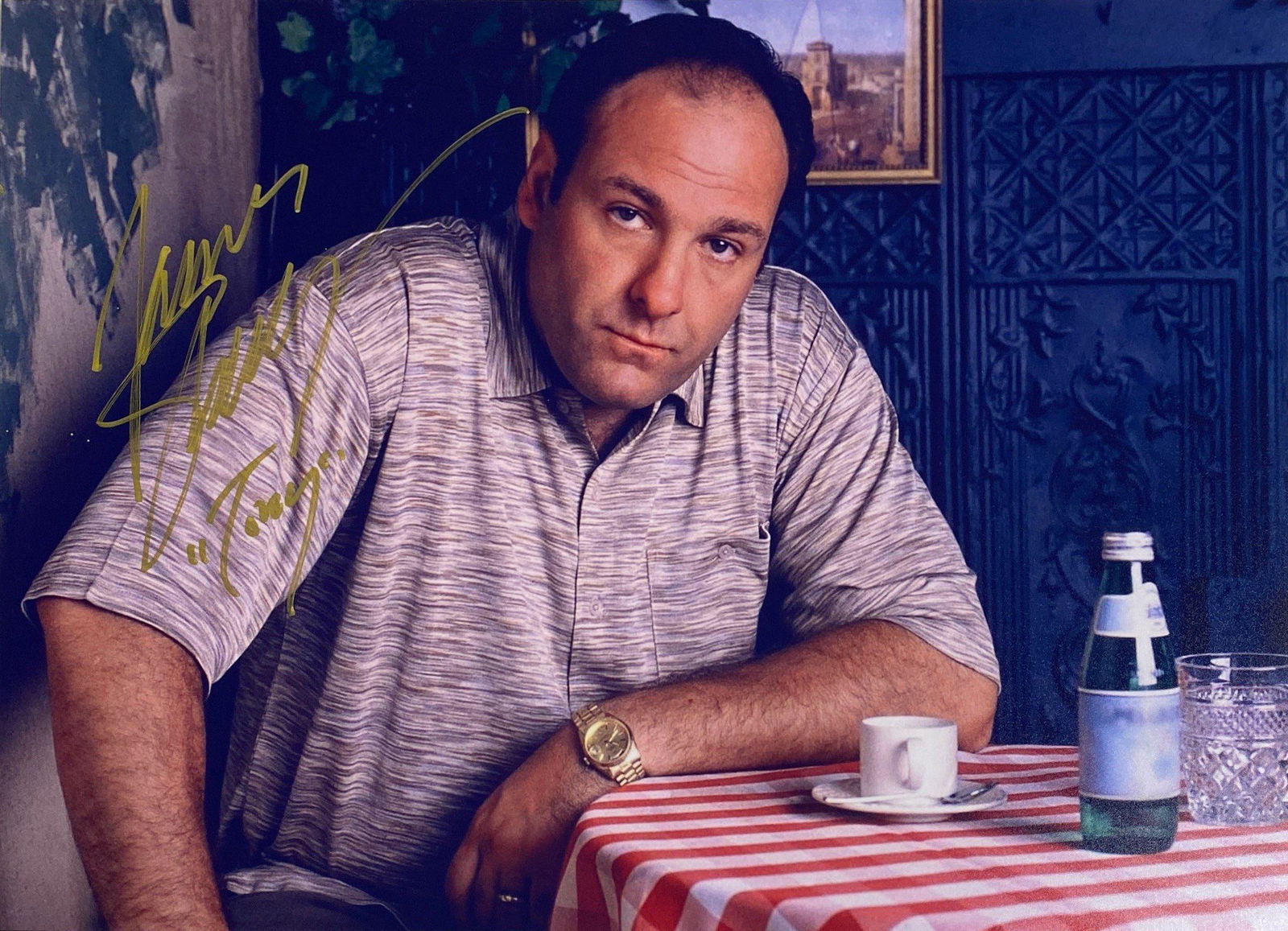 Autograph Signed Sopranos James Gandolfini Photo (1 of 1)