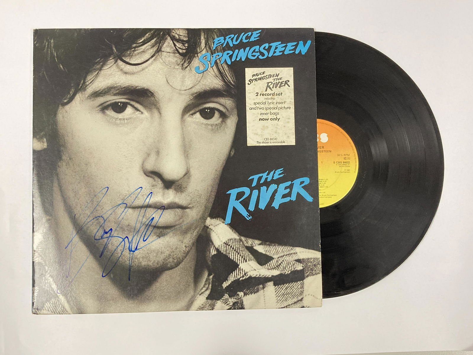Autograph Signed Bruce Springsteen River Vinyl (1 of 1)