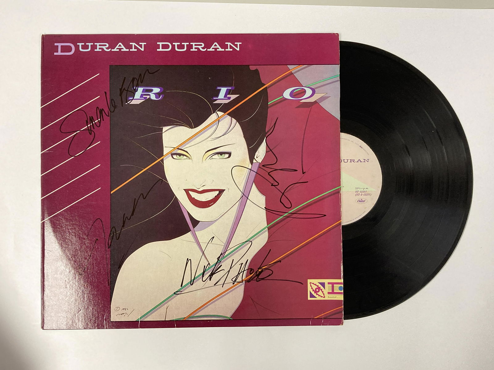 Autograph Signed Duran Duran Rio Vinyl (1 of 1)