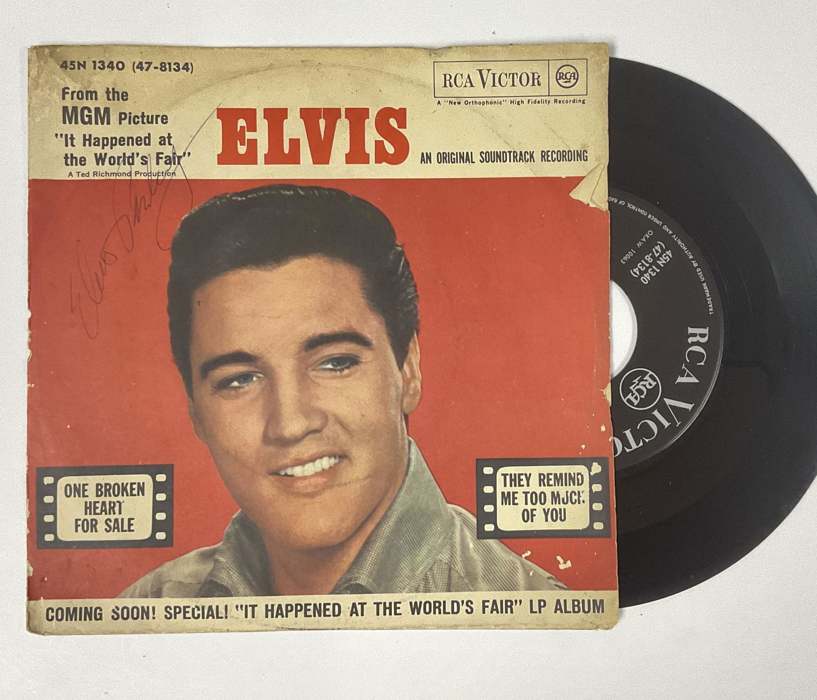 Autograph Signed Elvis Elvis Presley Vinyl (1 of 1)