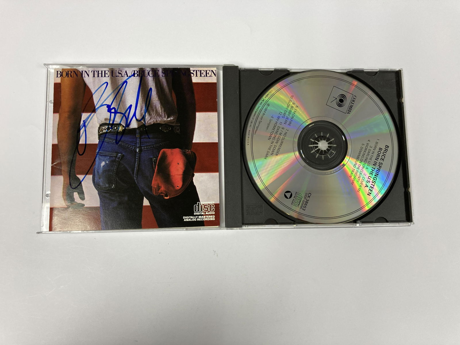 Autograph Signed Bruce Springsteen Born in the USA CD (1 of 1)