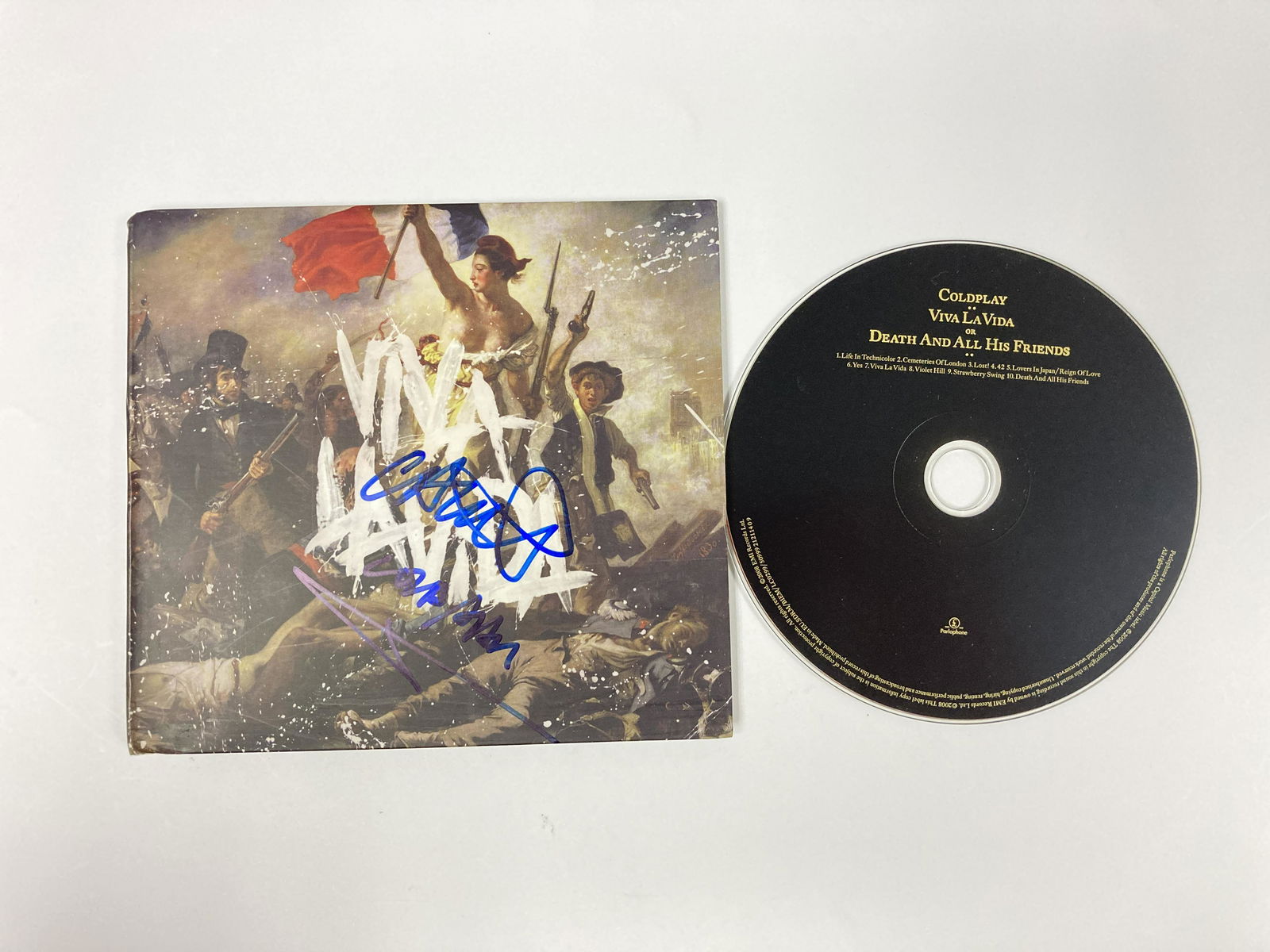 Autograph Signed Coldplay Viva La Vida CD (1 of 1)