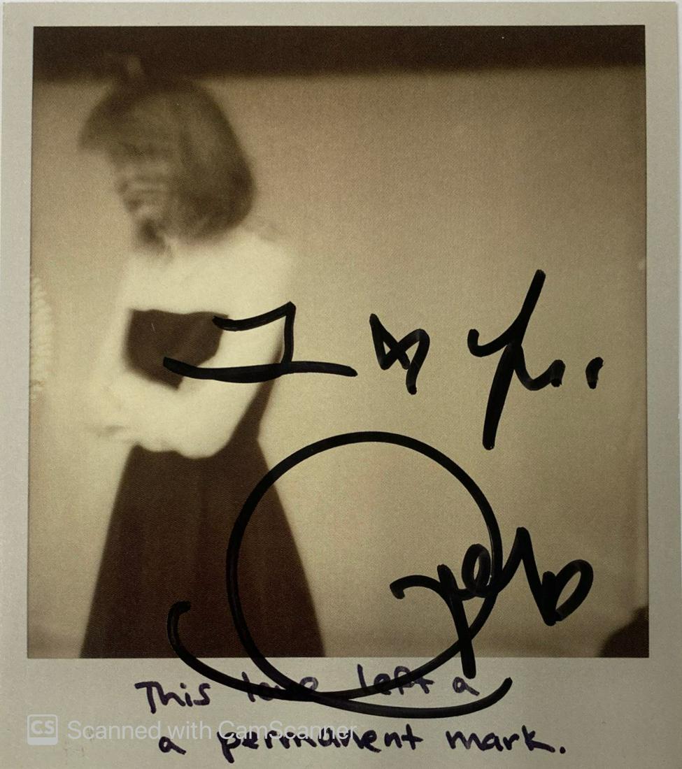 Autograph Signed Taylor Swift 1989 Photo Card (1 of 1)