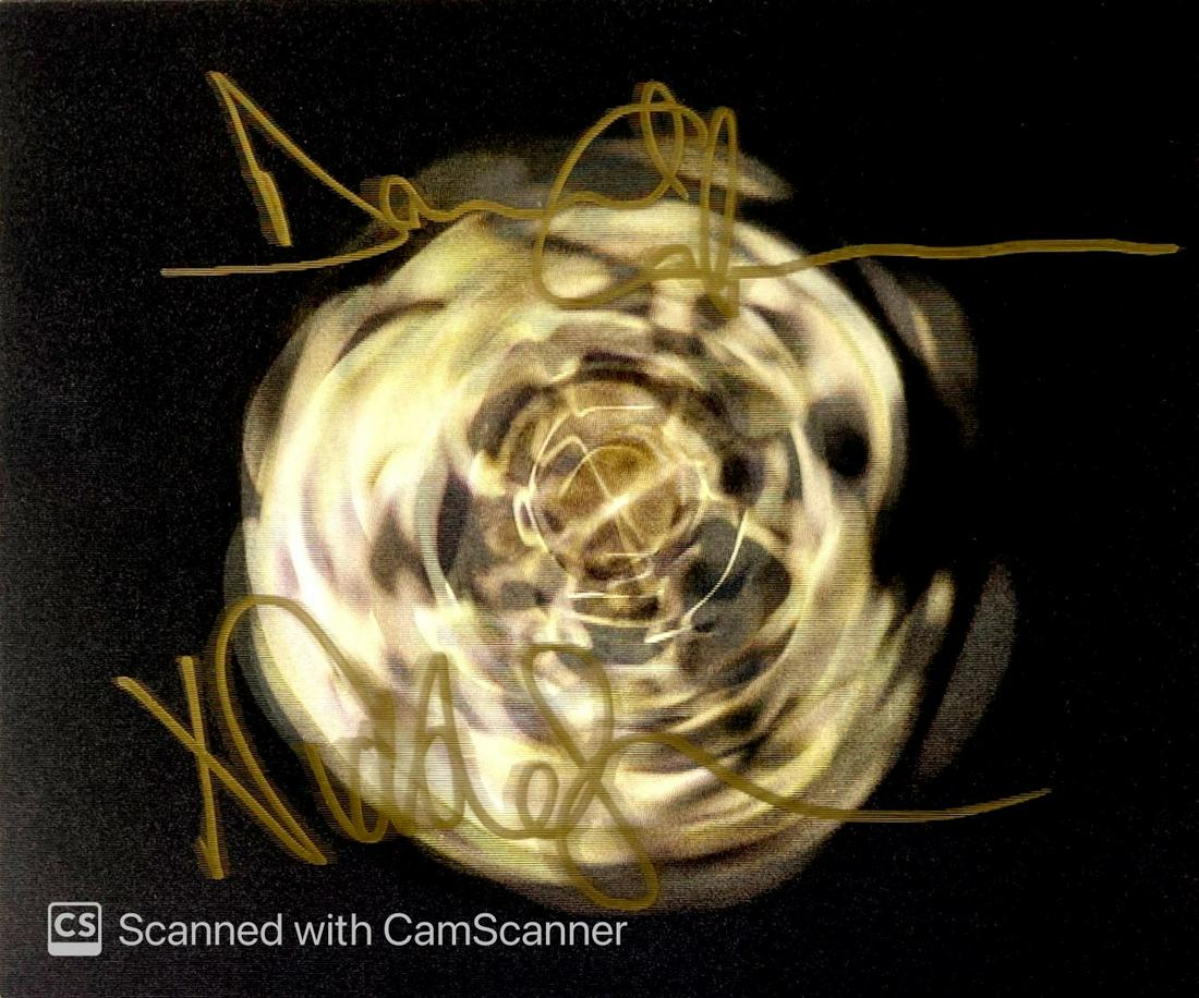 Autograph Signed Pink Floyd Postcard (1 of 1)