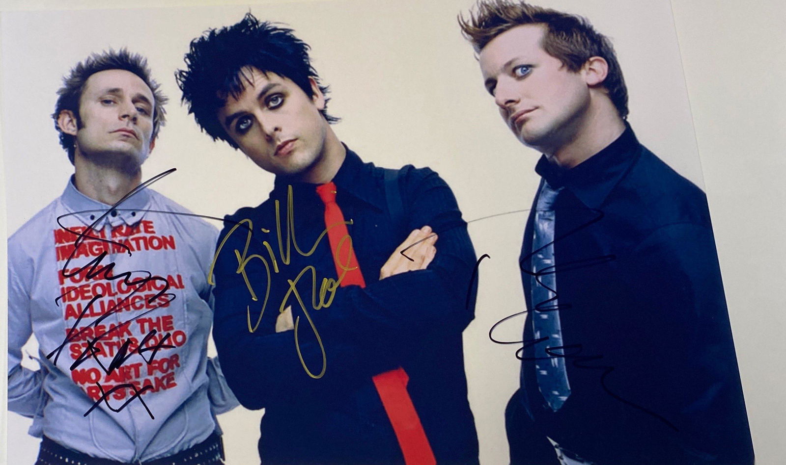 Autograph Signed Green Day Photo (1 of 1)