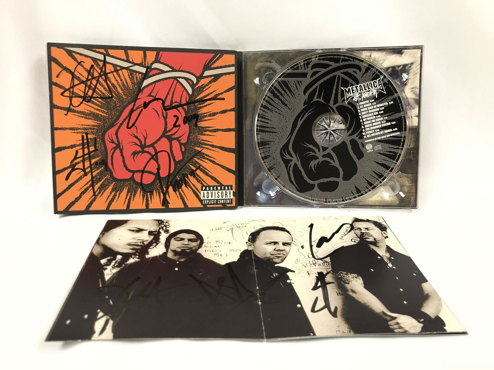 James Hetfield Autograph Signed Metallica St Anger (1 of 2)