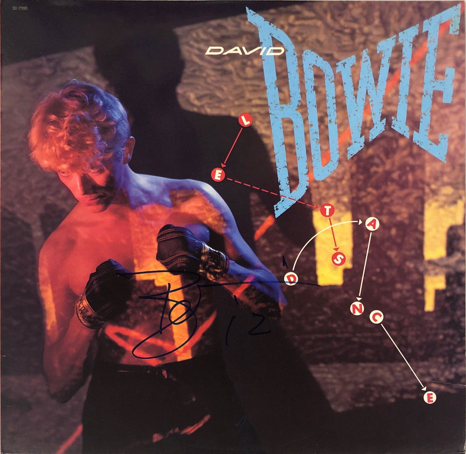 David Bowie Autograph Signed Lets Dance Vinyl (1 of 1)