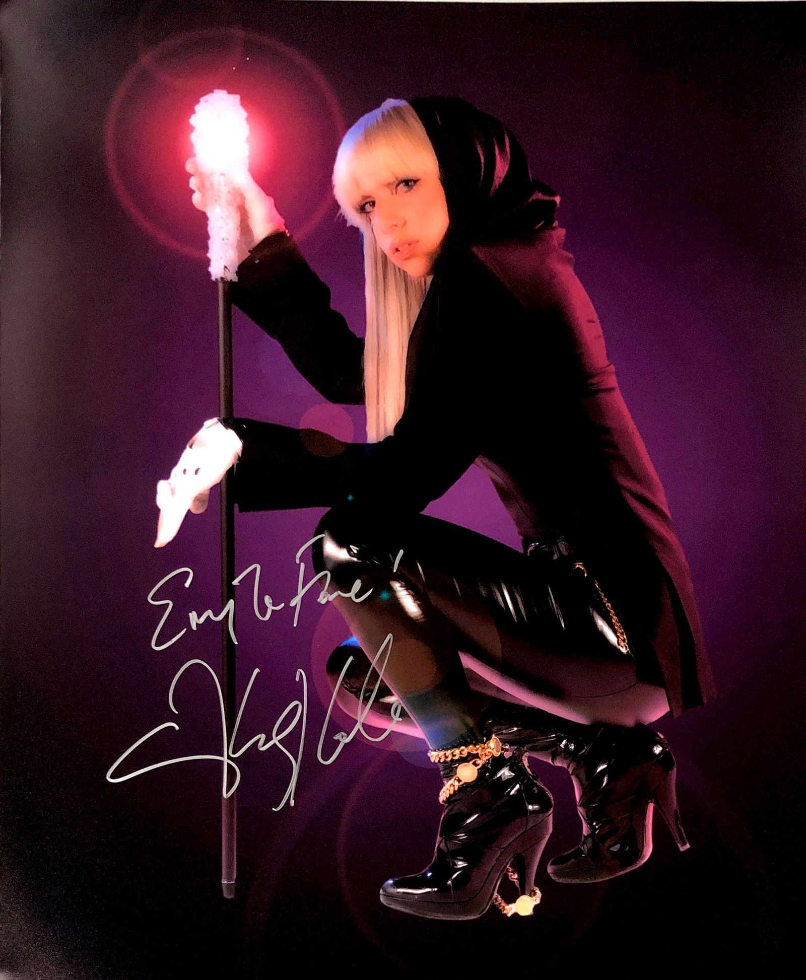 Lady Gaga Autograph Signed Poster (1 of 1)