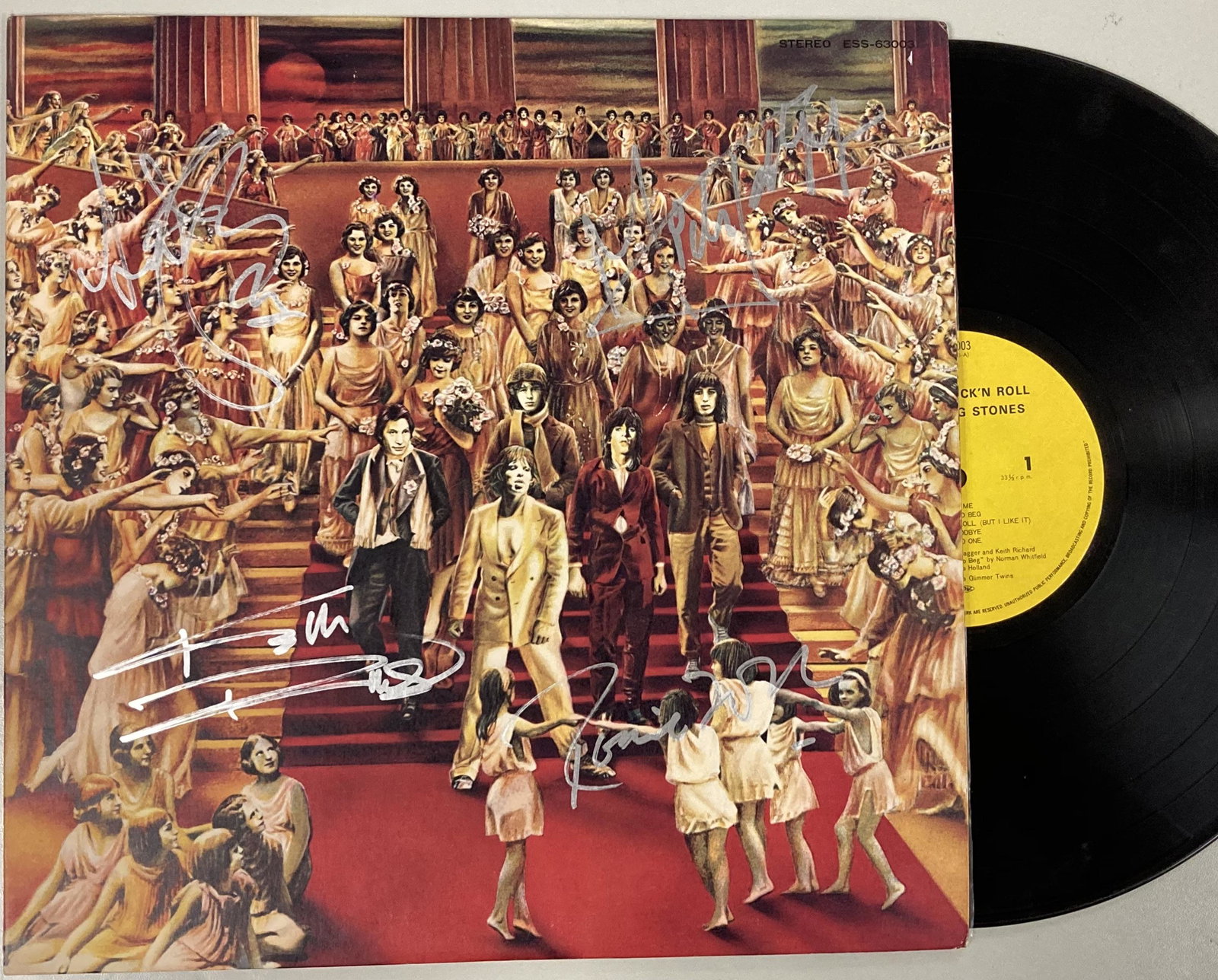 Autograph Signed Rolling Stones Vinyl (1 of 1)