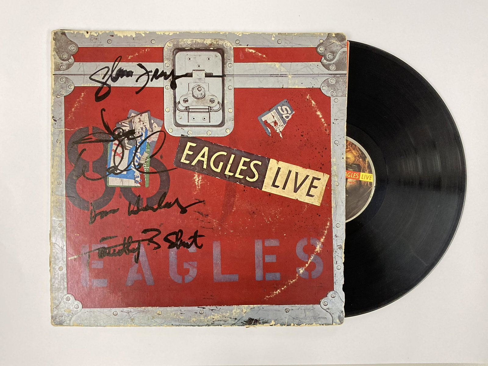 Autograph Signed Eagles Live Vinyl (1 of 1)