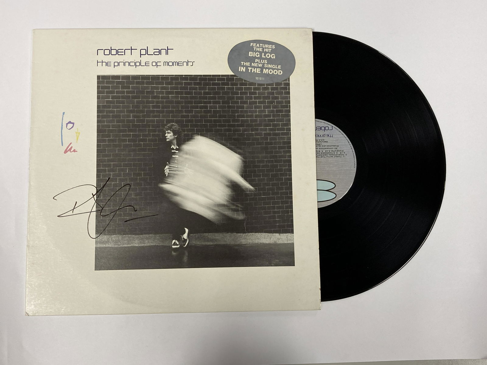 Autograph Signed Robert Plant Principle of Moments (1 of 1)