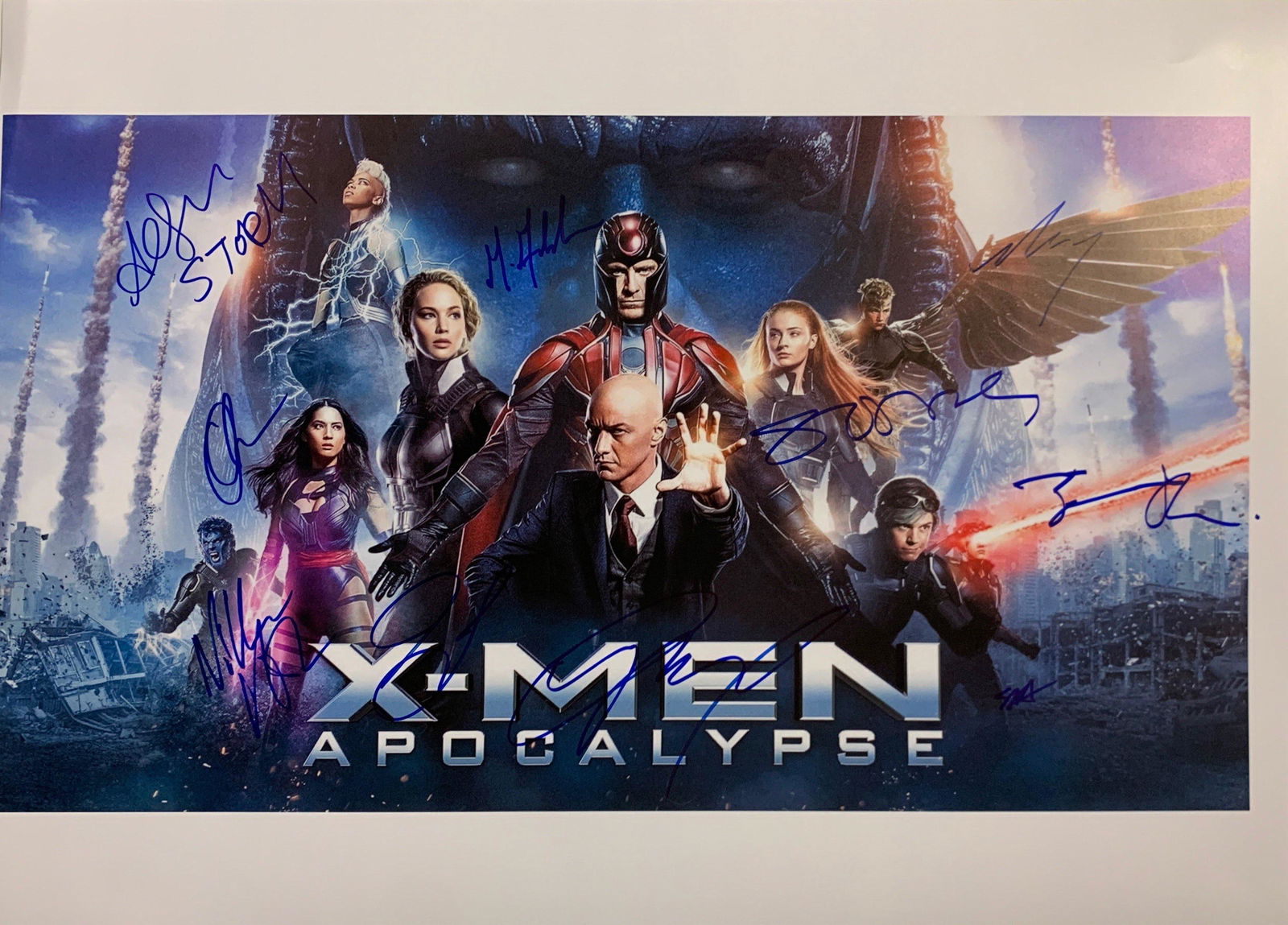 Autograph Signed X-Men: Apocalypse Poster (1 of 1)