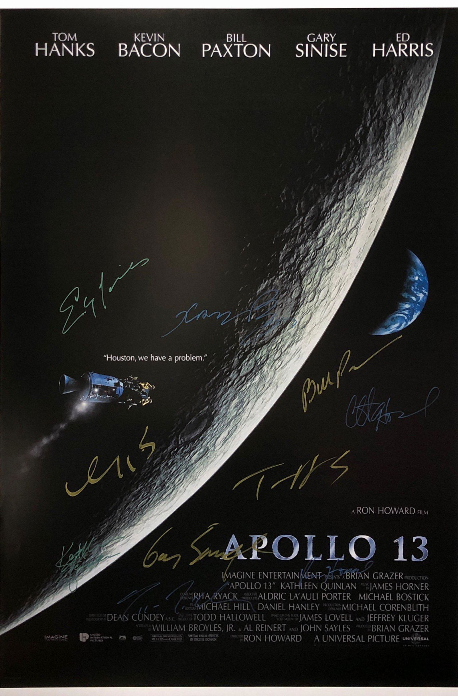 Apollo 13 Poster Tom Hanks Gary Sinise Kevin Bacon Bill (1 of 1)