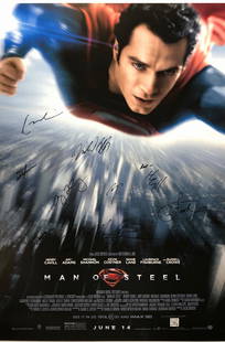 Superman Man of Steel Henry Cavill Poster Autographed: Category: Autograph CollectiblesUnframed Vertified and Excellent Condition Please kindly read our Terms and Condition before bidding.Autographed by:Henry Cavill, Amy Adams, Michael Shannon, Diane Lane